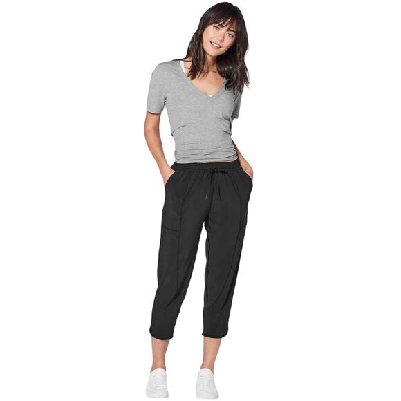 Lululemon Final Play Crop *23” Black - Size 6 - Picture 1 of 7